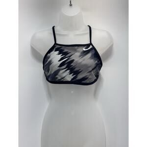 Nike Dri-Fit Sports Bra Gray Athletic Gym Run Yoga Women’s Size Medium